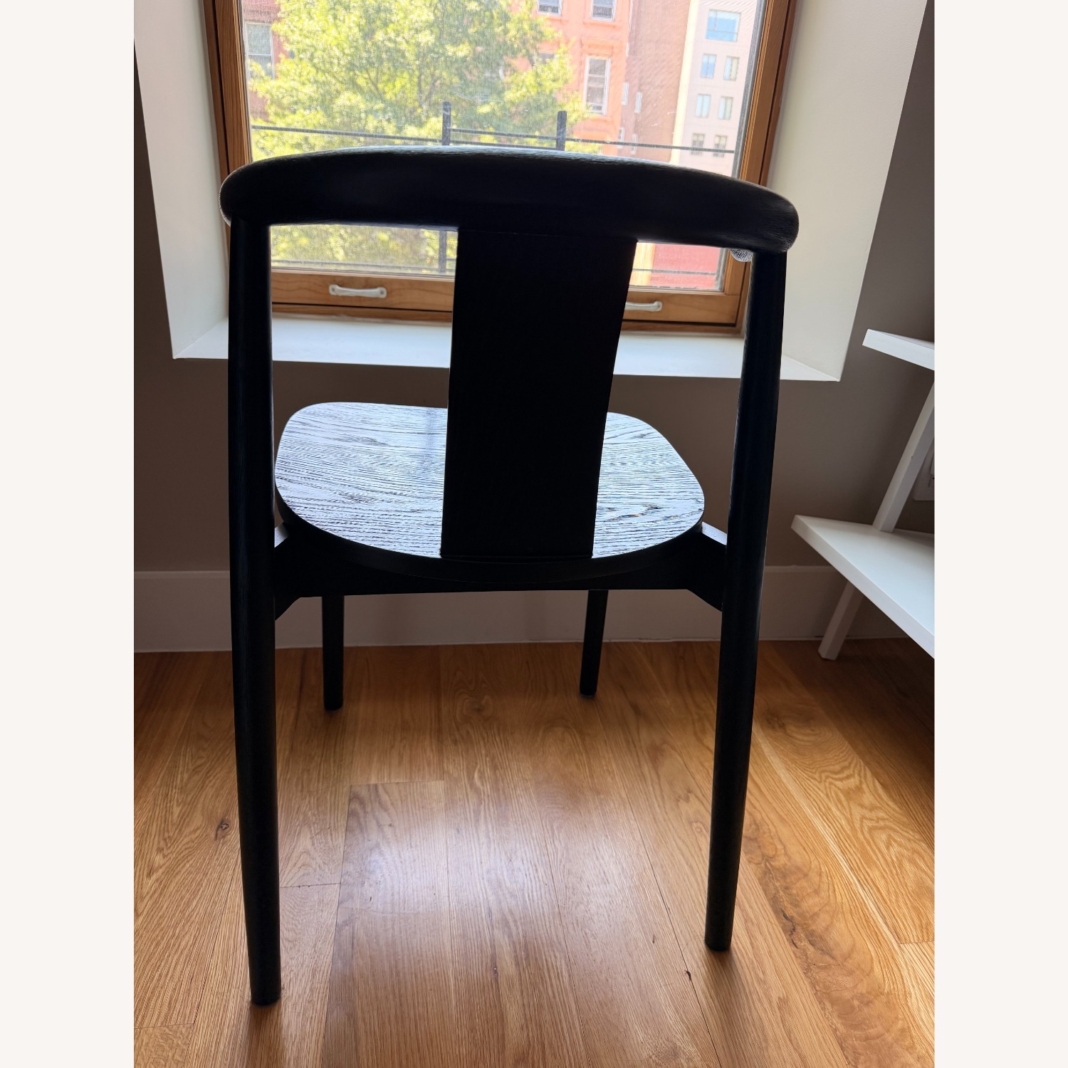 West Elm Wingate Black Wood Dining Chairs - image-5