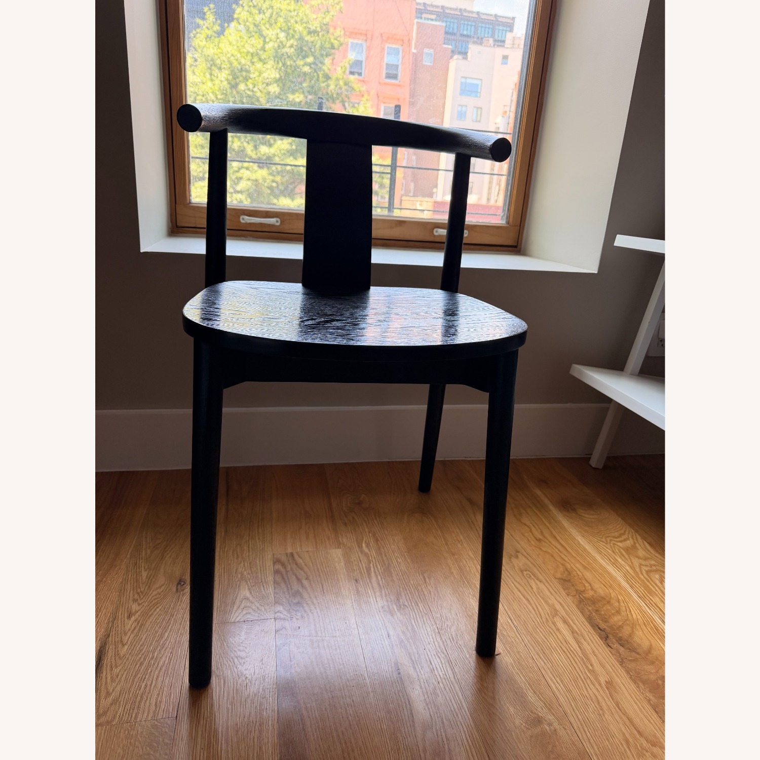 West Elm Wingate Black Wood Dining Chairs - image-2