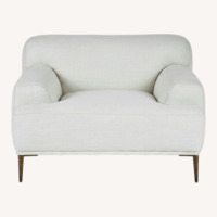 Article Abisko Light Gray Fabric Armchair