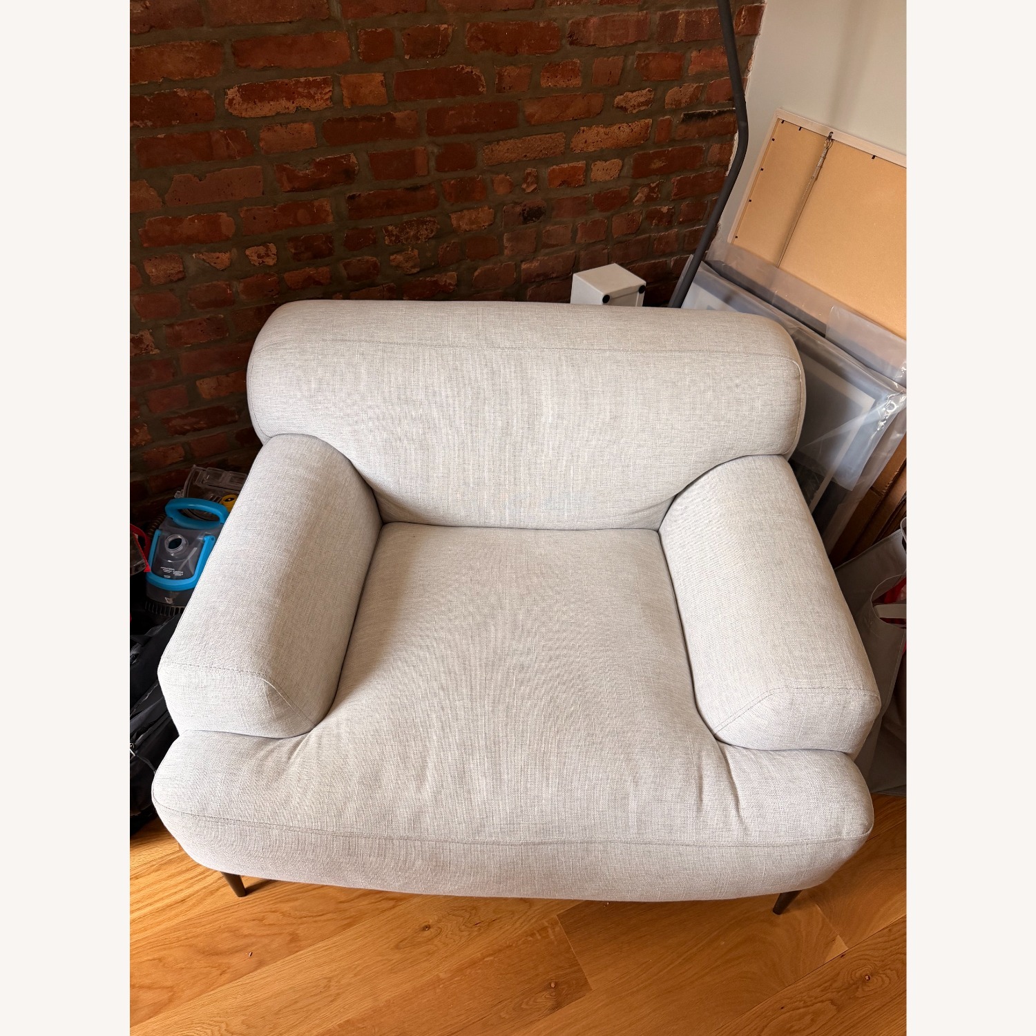 Article Abisko Light Gray Fabric Armchair - image-5