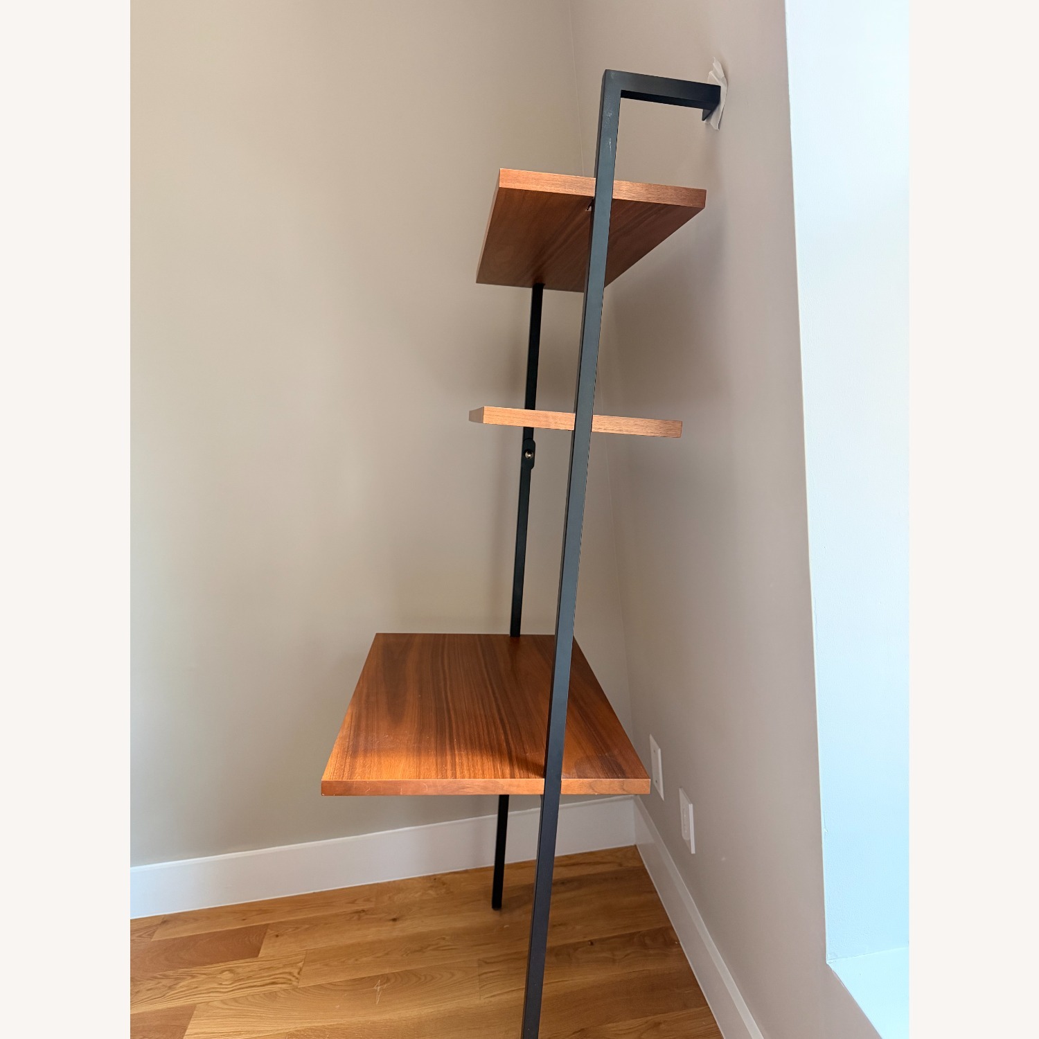 CB2 Helix Dark Brown Wood Desk - image-6
