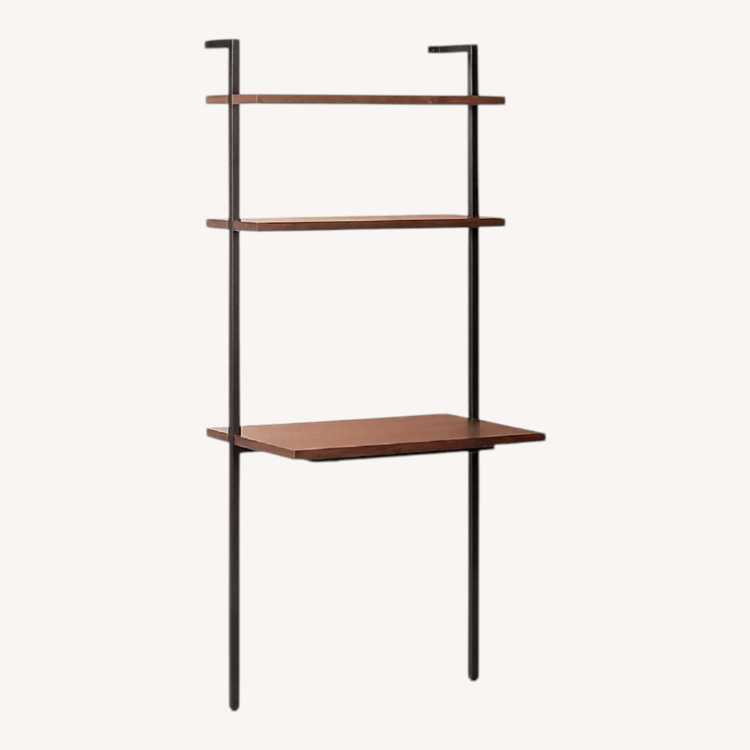 CB2 Helix Dark Brown Wood Desk - image-0