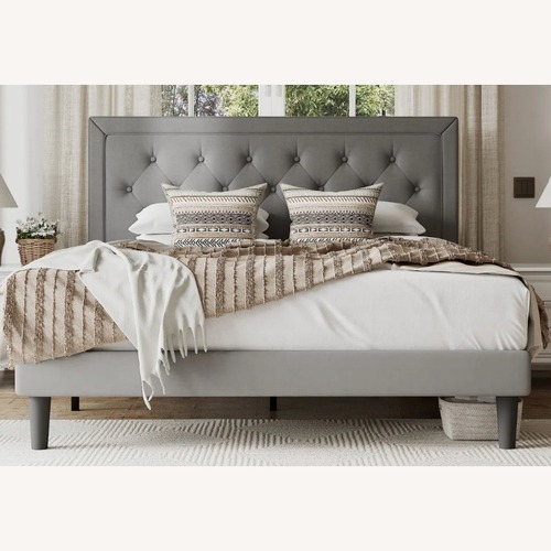 Used Mercury Row Dark Gray Full Bed for sale on AptDeco