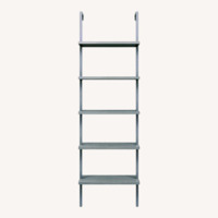 Nathan James Theo White Wood Bookcase
