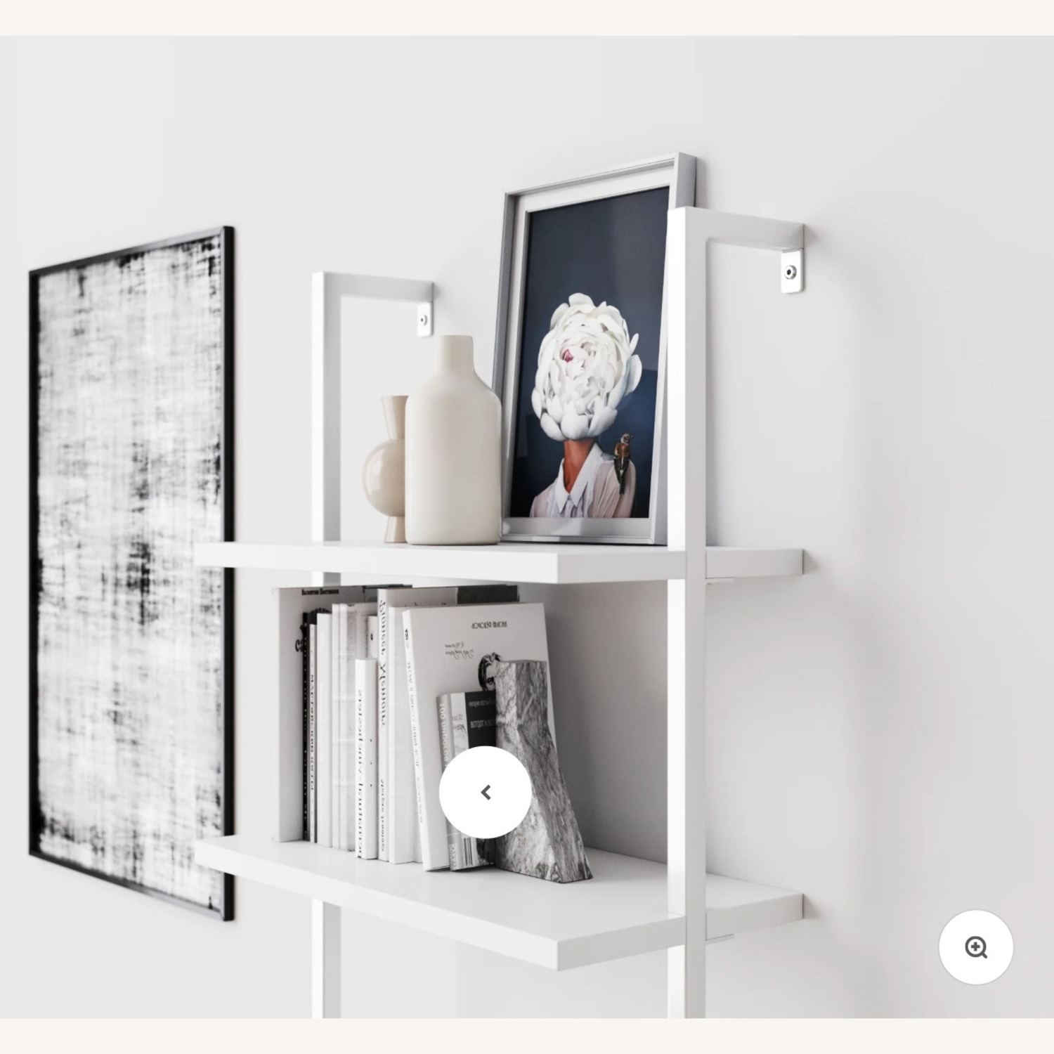 Nathan James Theo White Wood Bookcase - image-4