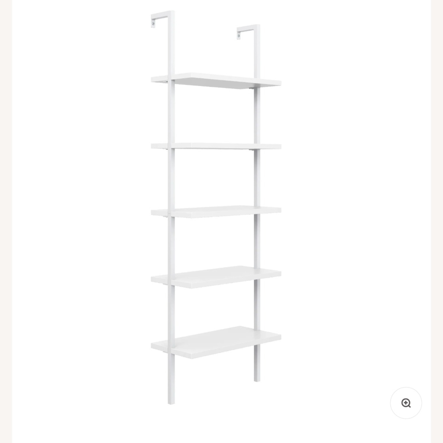 Nathan James Theo White Wood Bookcase - image-1