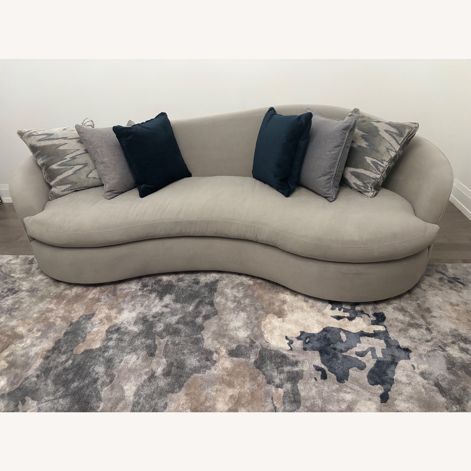 Bernhardt Light Gray 2 Piece Sectional - image-6