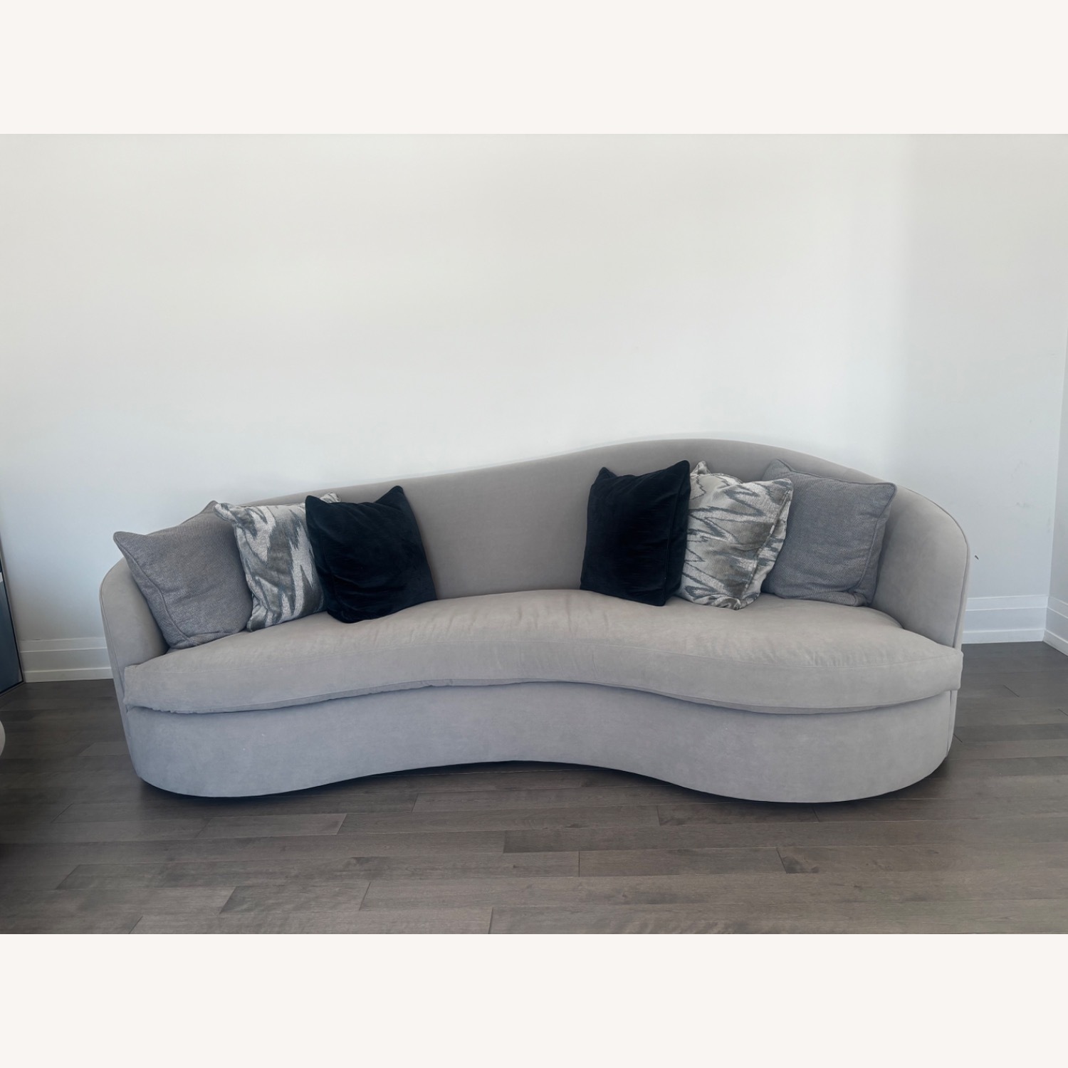 Bernhardt Light Gray 2 Piece Sectional - image-3