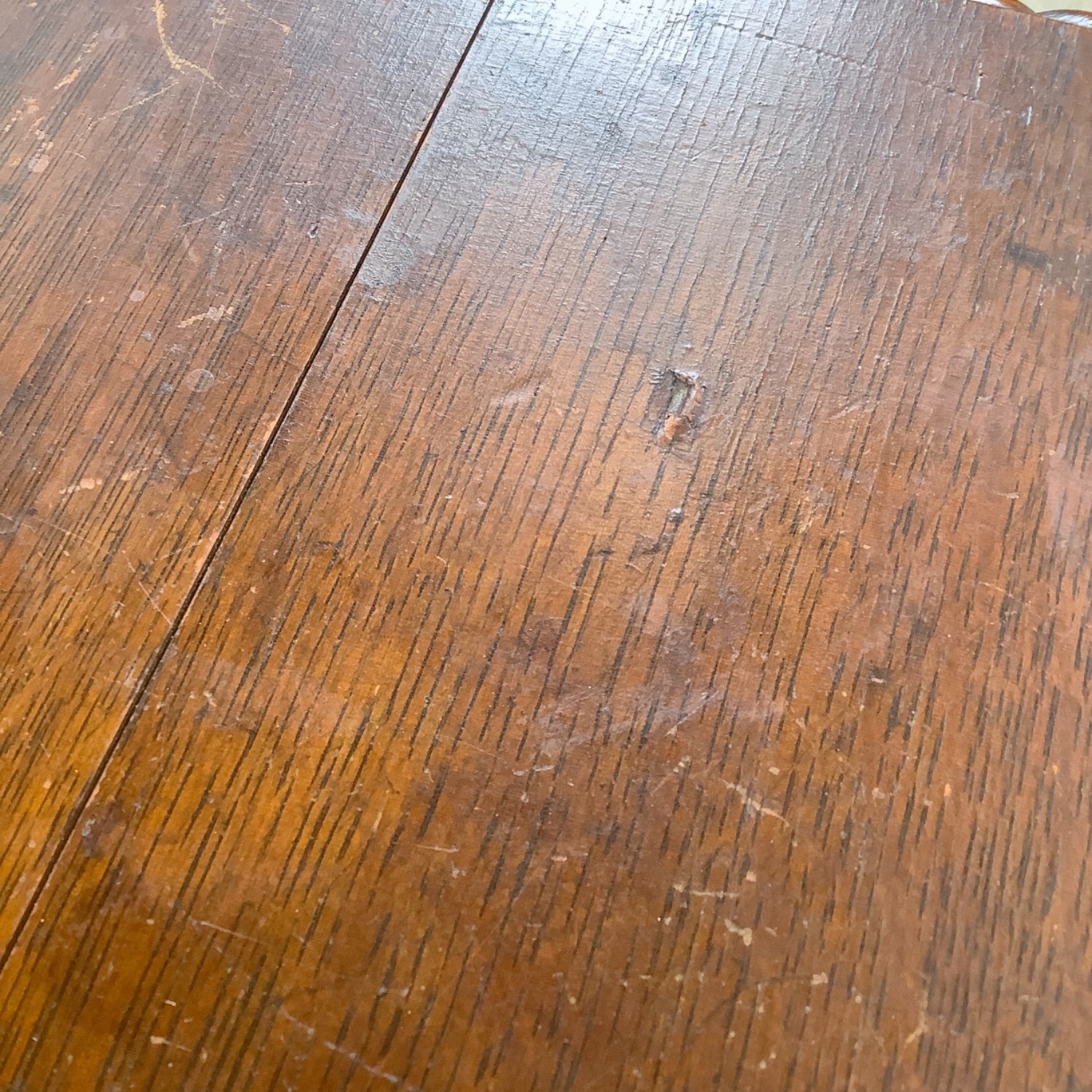 Antique Wood Accent Table, Ball and Claw Feet - image-16