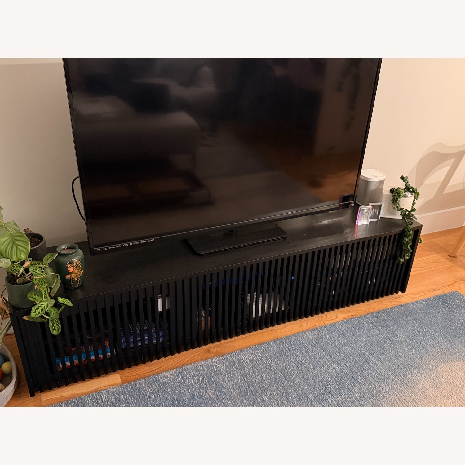 Povison Black Wood Media Storage - image-6