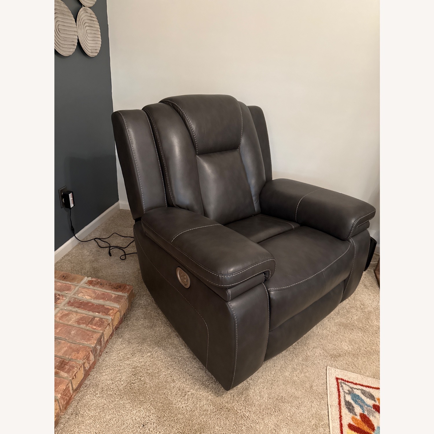 Ashley Furniture Black Recliner - image-2