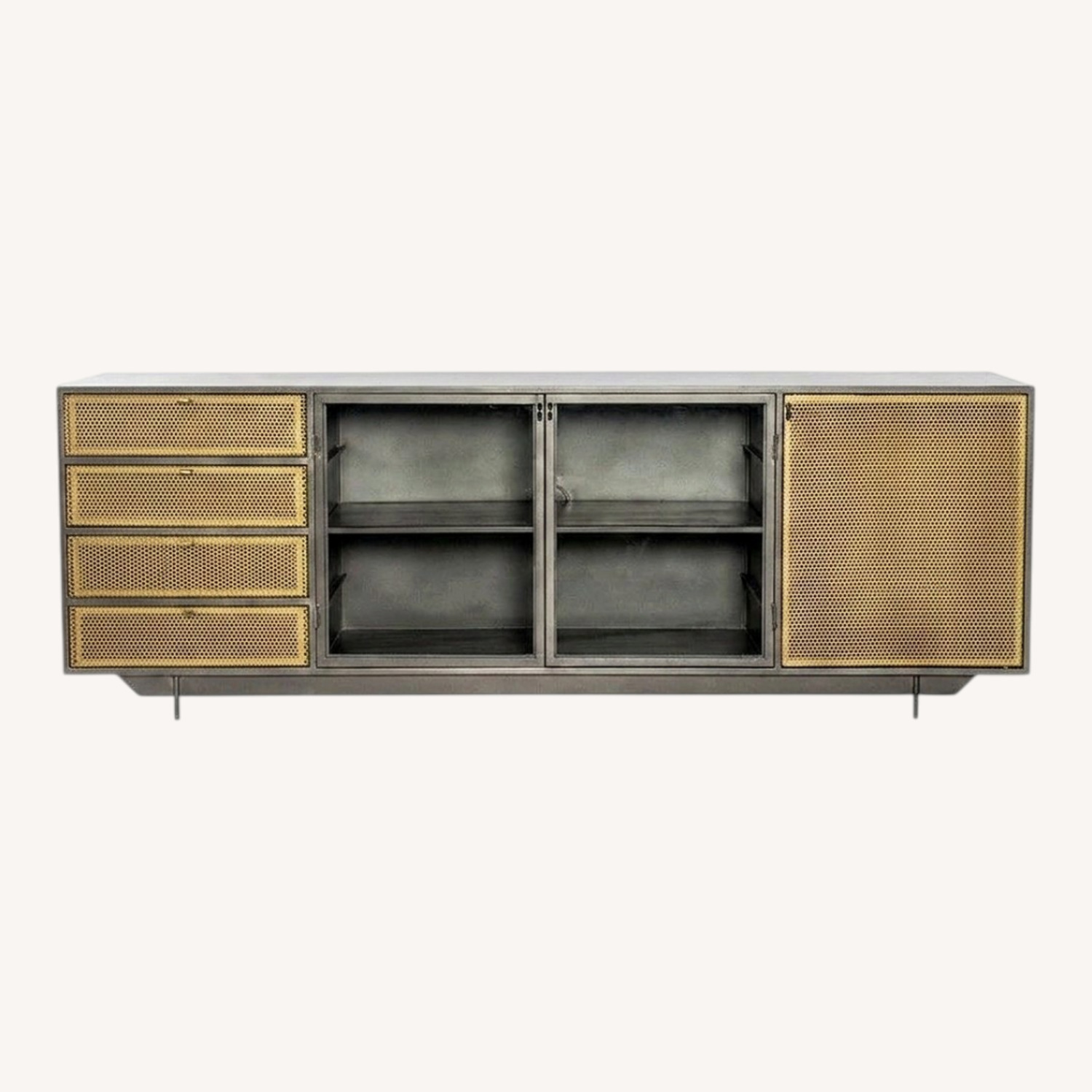 Gold Metal Media Storage - image-0