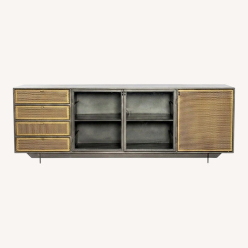 Used Gold Metal Media Storage for sale on AptDeco