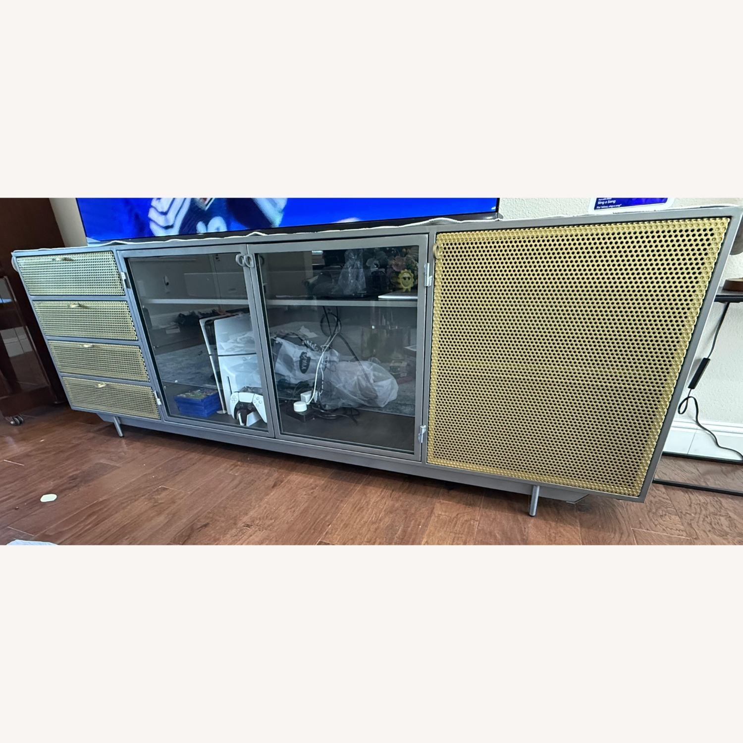Gold Metal Media Storage - image-1