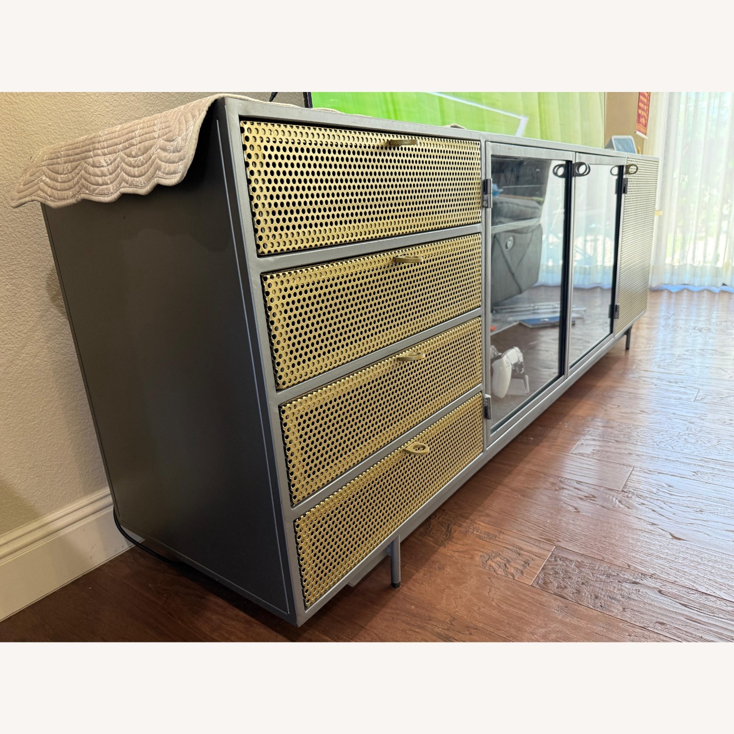 Gold Metal Media Storage - image-2