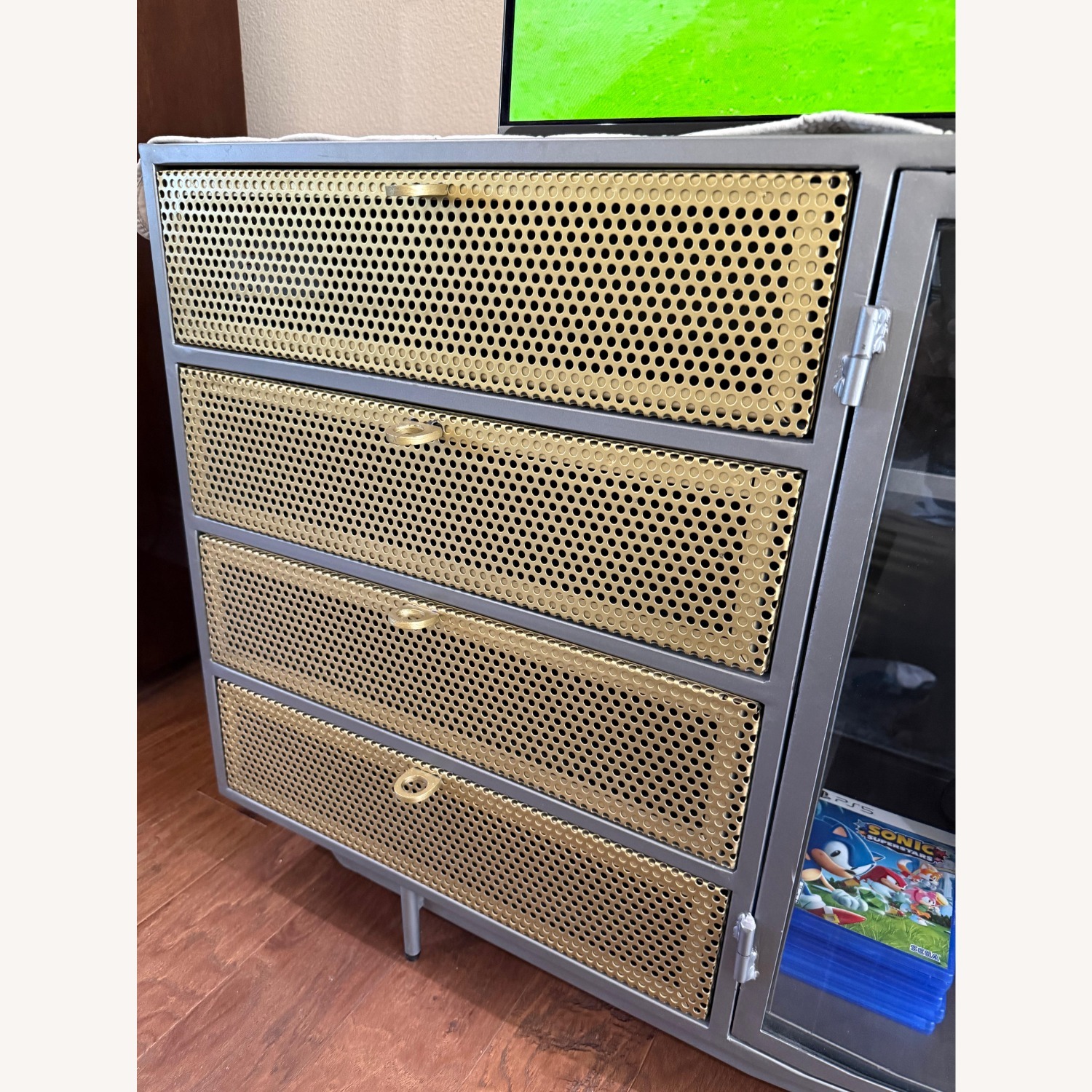 Gold Metal Media Storage - image-5