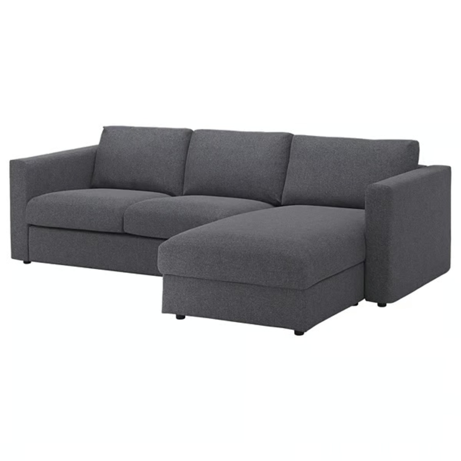 IKEA FINNALA Light Gray Fabric 2 Piece Sectional - image-4