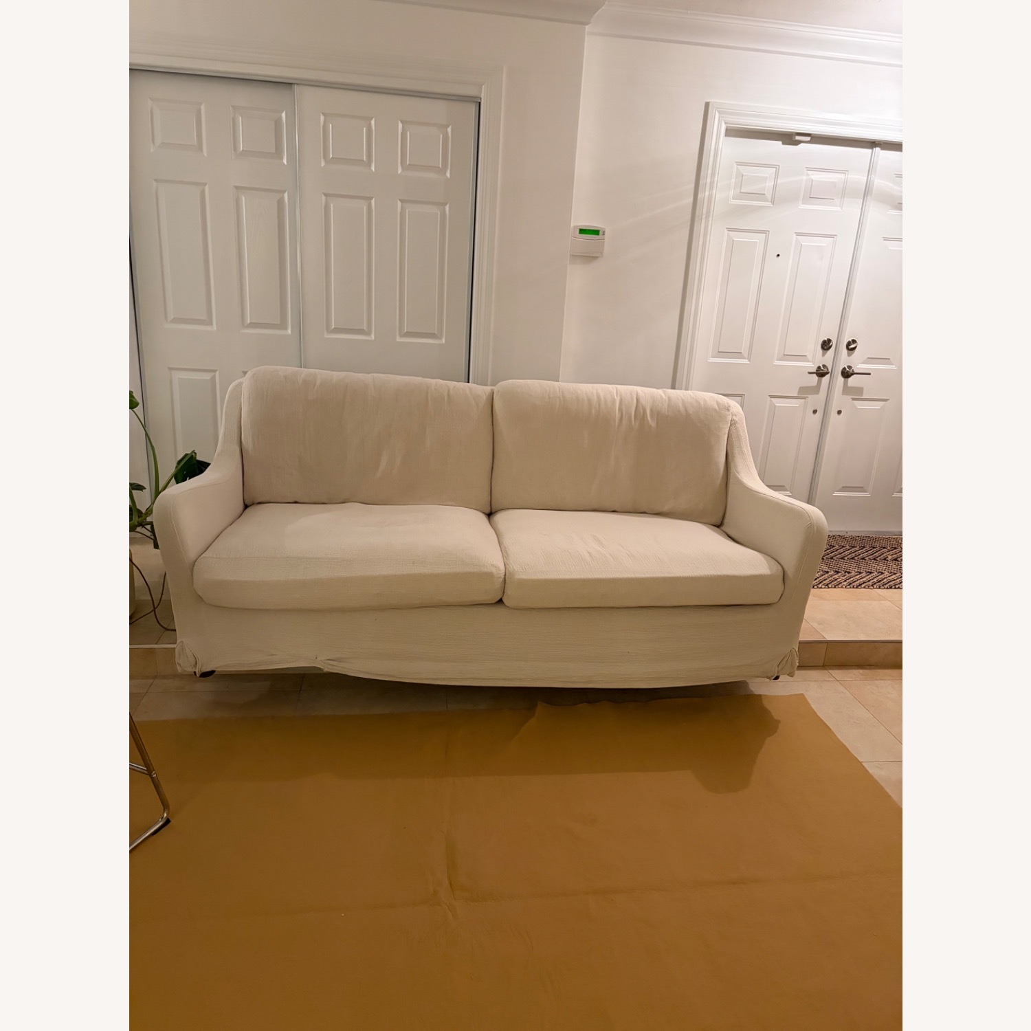Sixpenny Esme White Linen 3+ Seater Sofa - image-2