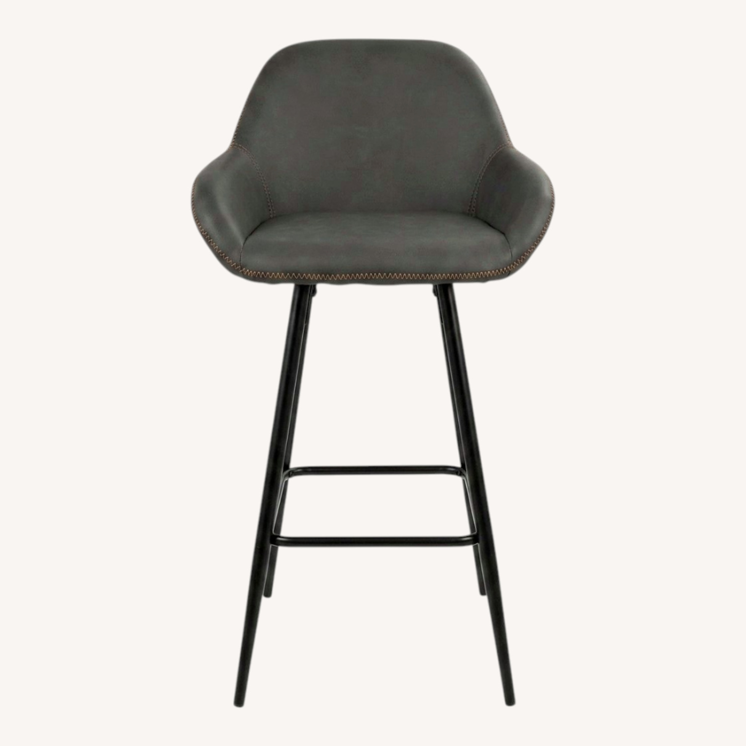 Wayfair Dark Gray Faux Leather Stools - image-0