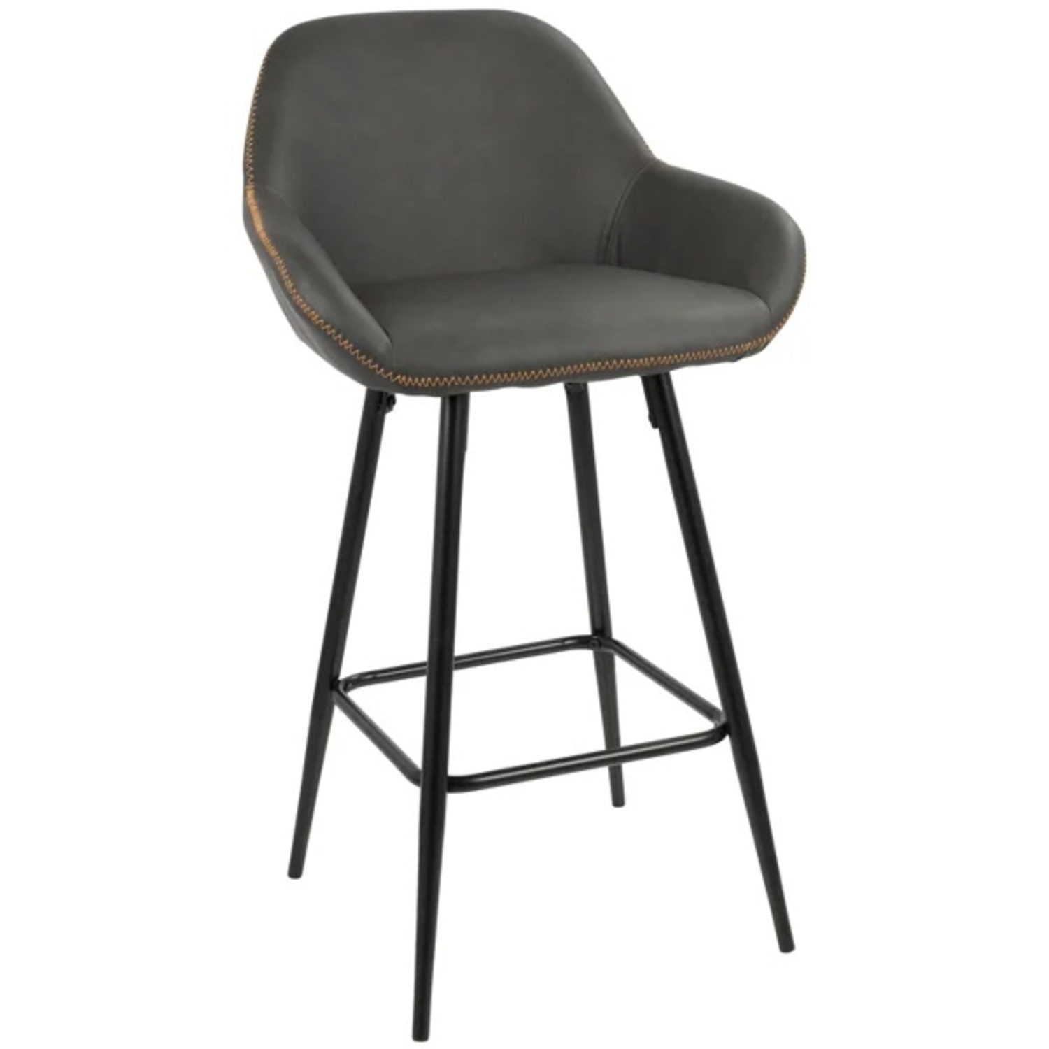 Wayfair Dark Gray Faux Leather Stools - image-6
