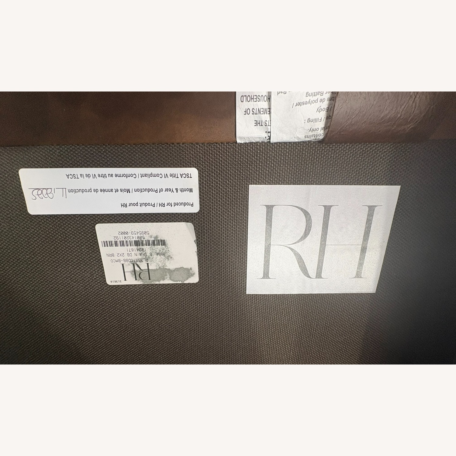 Restoration Hardware Maxwell Leather 2-Cushion Sofa | Leather - image-17