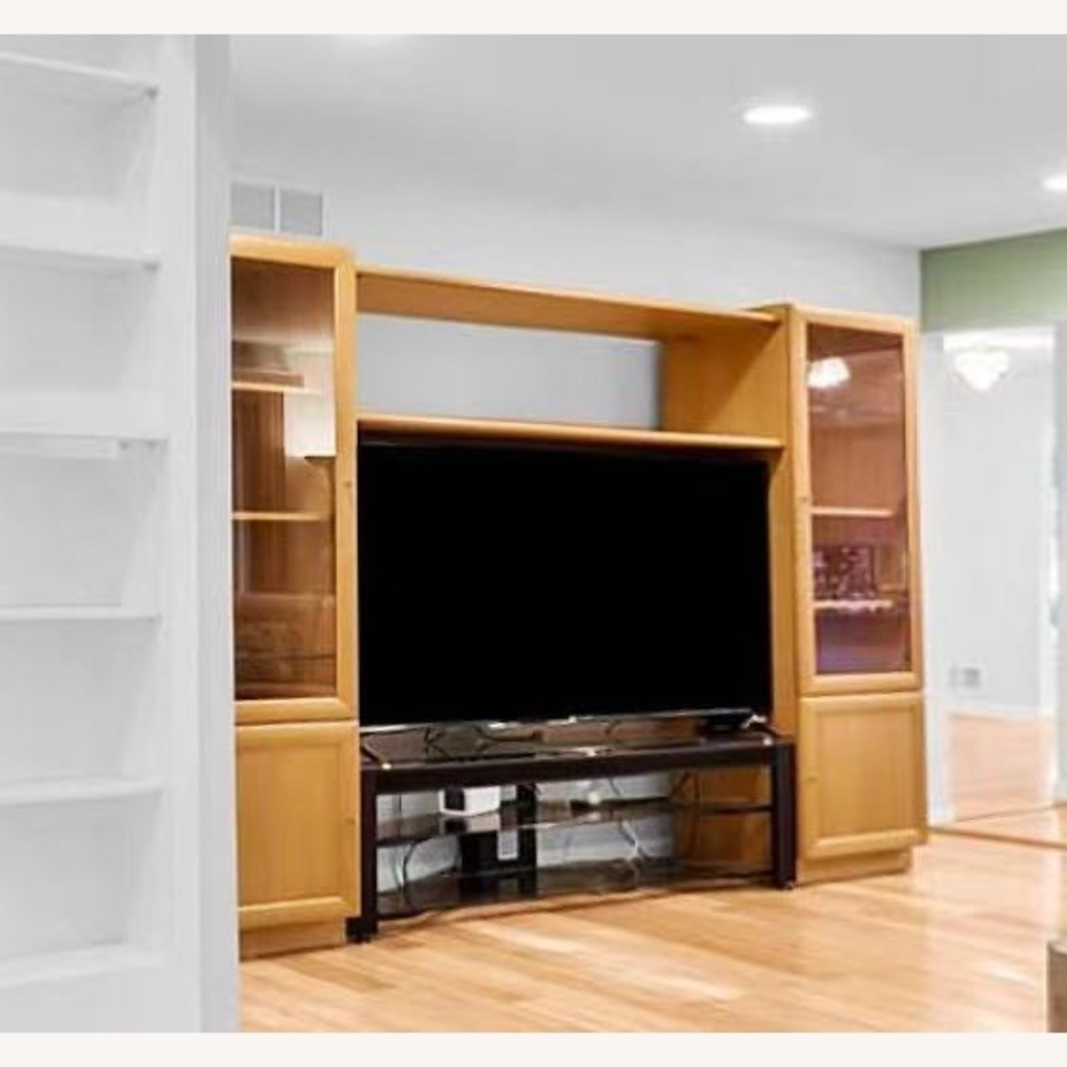 Natural Wood Wall Shelf - image-2
