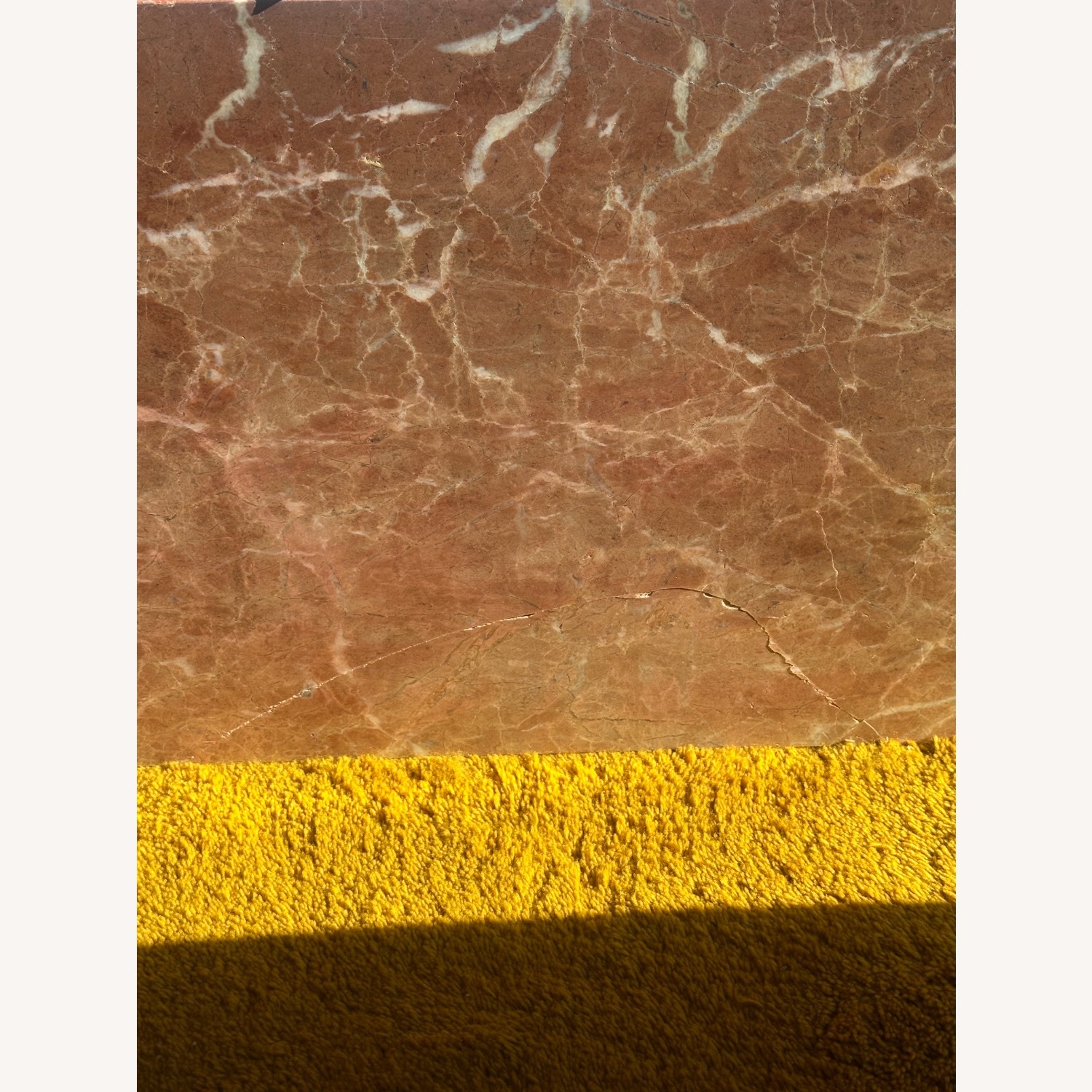 Coral Marble Plinth Table - image-5