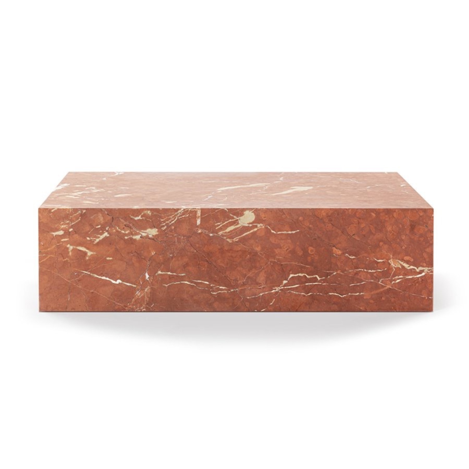 Coral Marble Plinth Table - image-2
