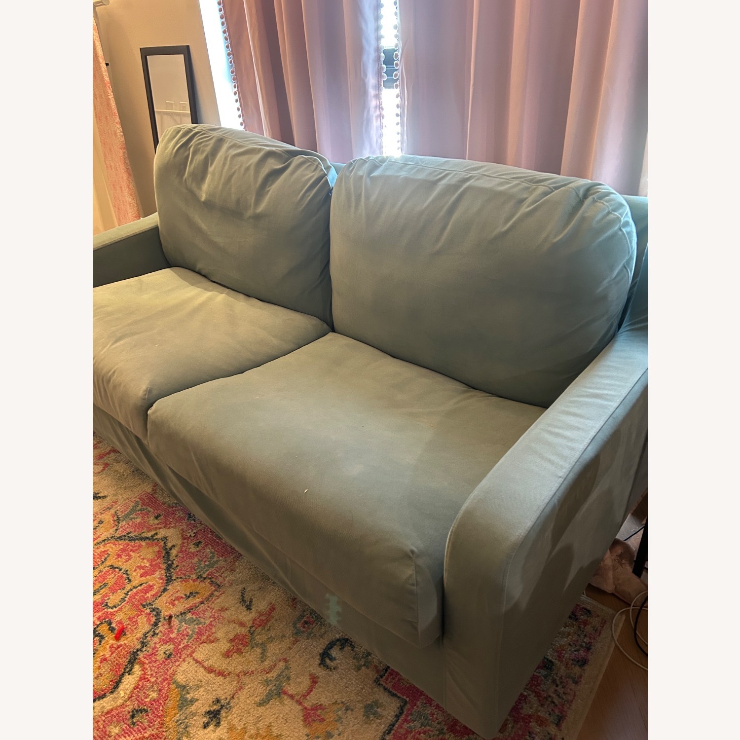 IKEA Vinliden Blue Fabric 2 Piece Sectional - image-4