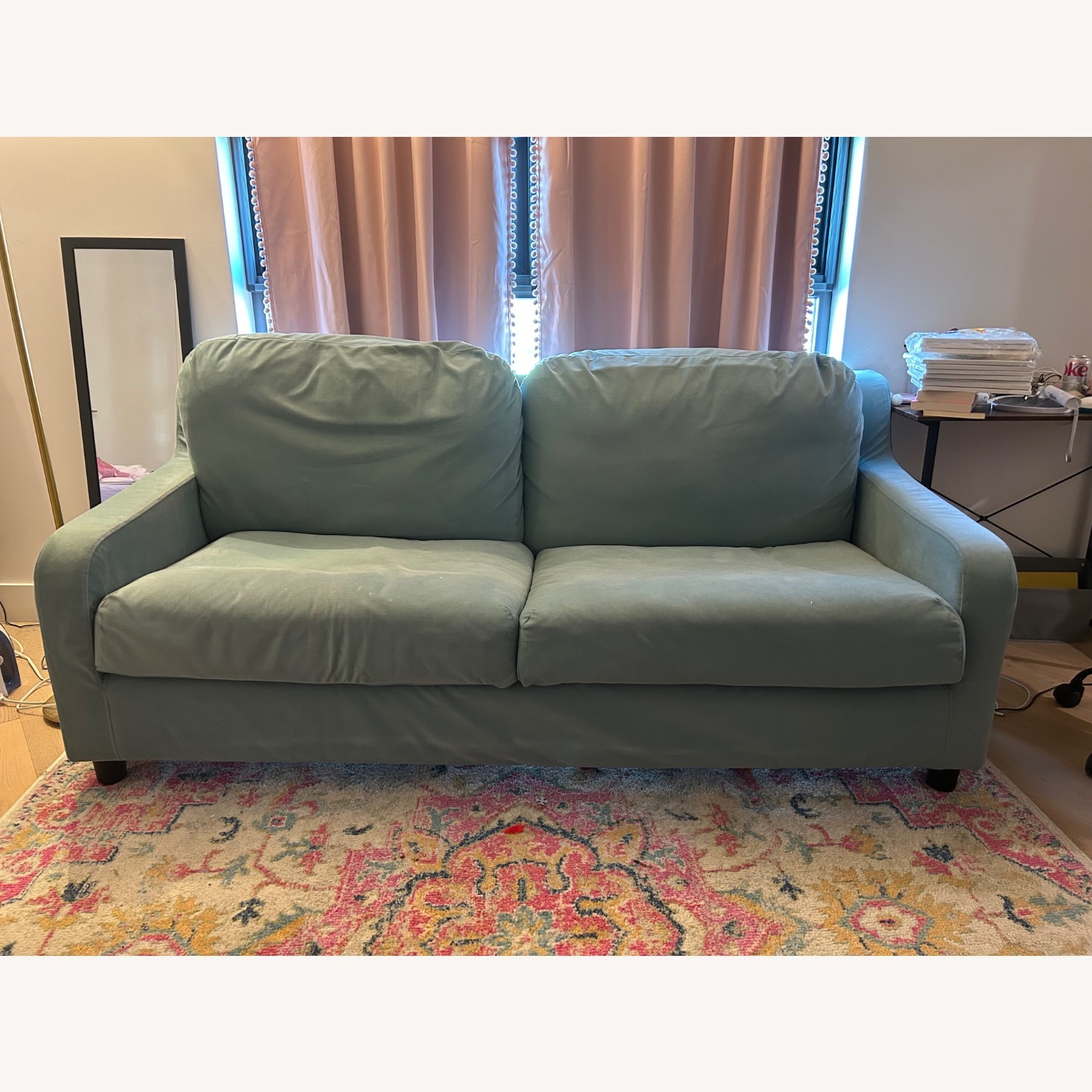IKEA Vinliden Blue Fabric 2 Piece Sectional - image-1