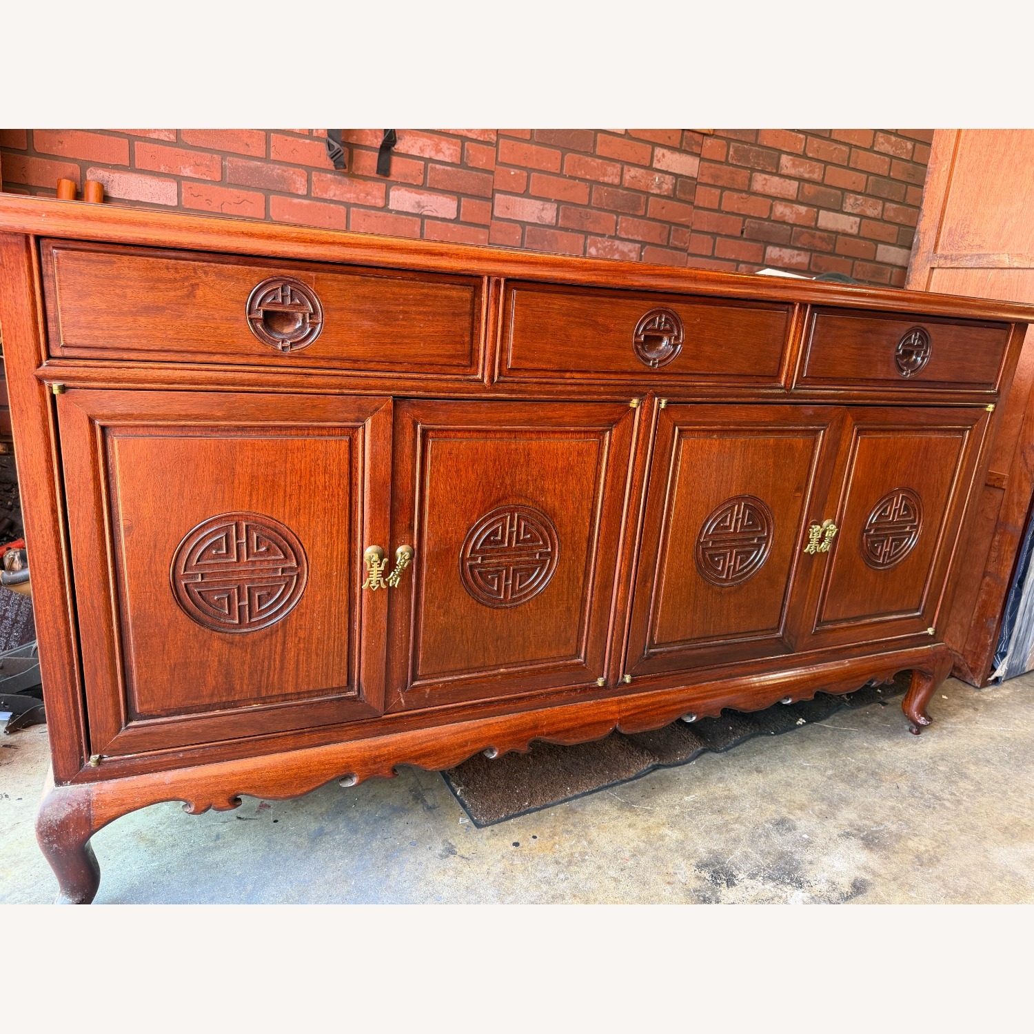 Vintage Wood Sideboard - image-3