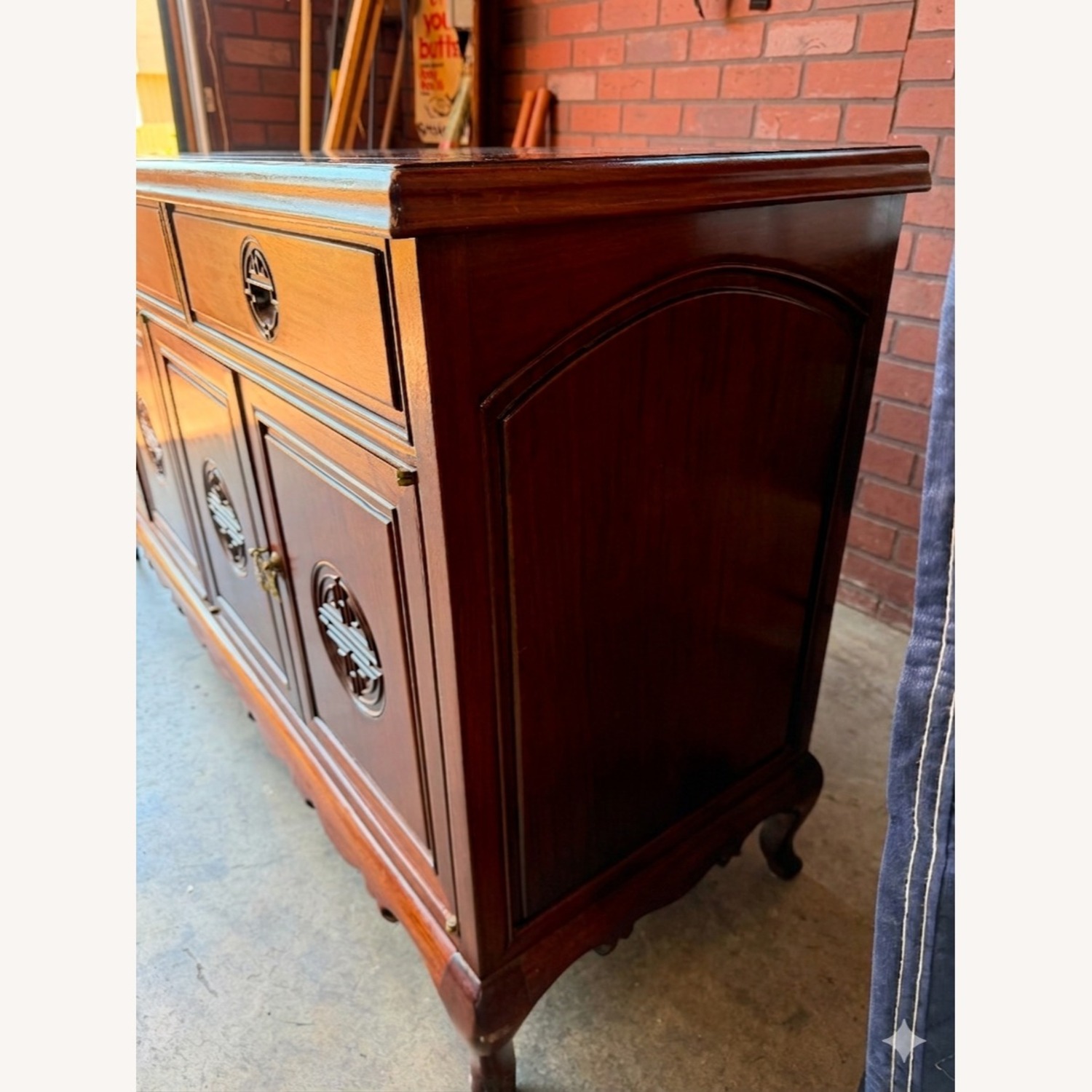 Vintage Wood Sideboard - image-4