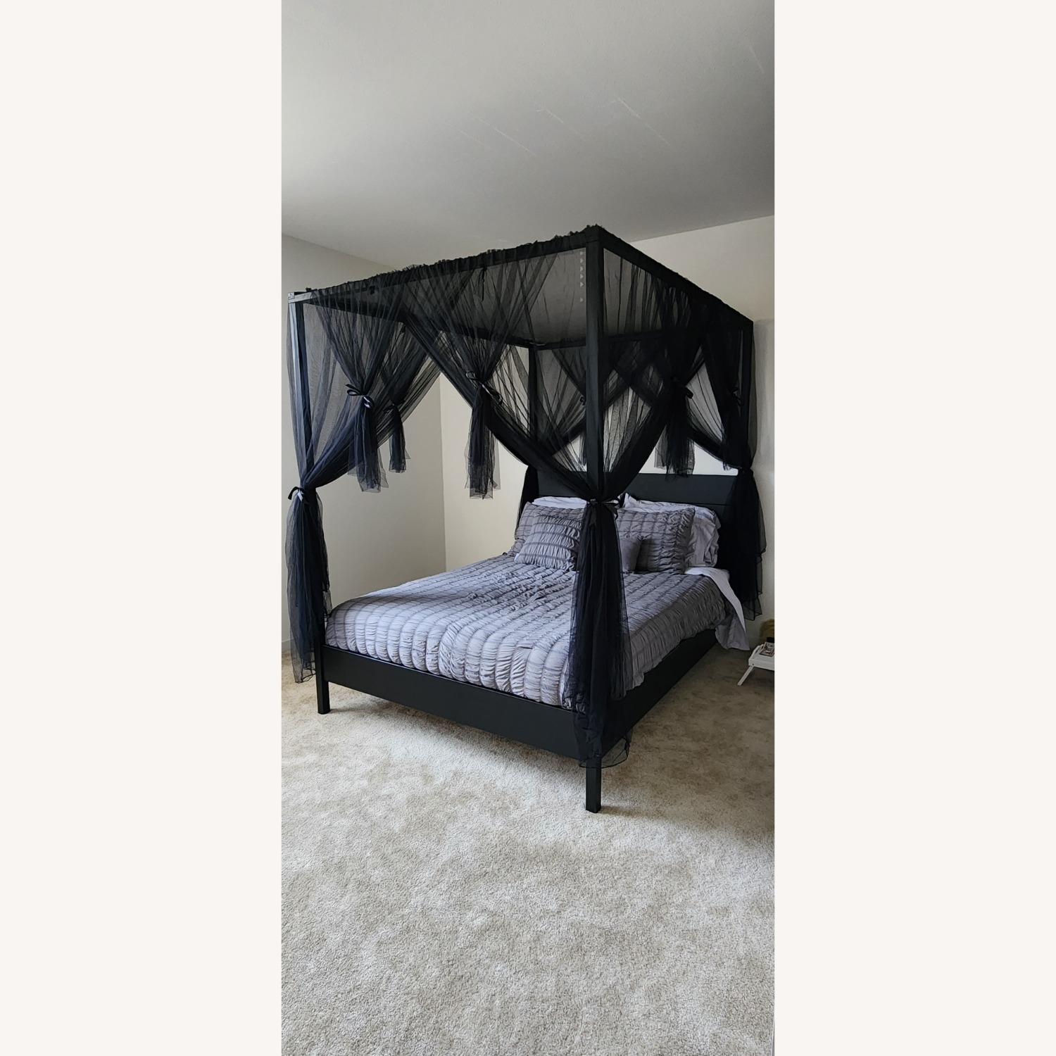 IKEA YTTERVÅG Four Poster Bed Frame - image-1
