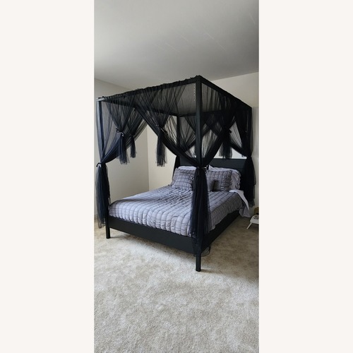 Used IKEA YTTERVÅG Four Poster Bed Frame  for sale on AptDeco