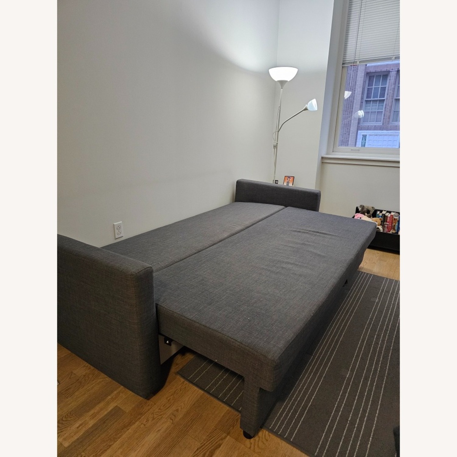 IKEA FRIHETEN Light Gray Sleeper Sofa - image-4