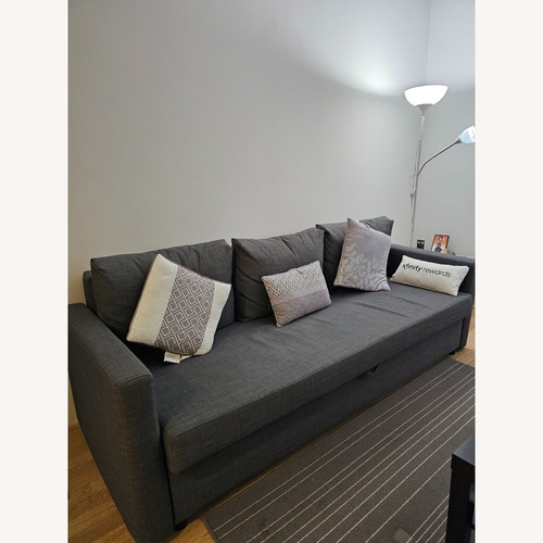 Used IKEA FRIHETEN Light Gray Sleeper Sofa for sale on AptDeco