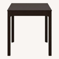 IKEA Ekedalen Black Dining Table & 4 Chairs