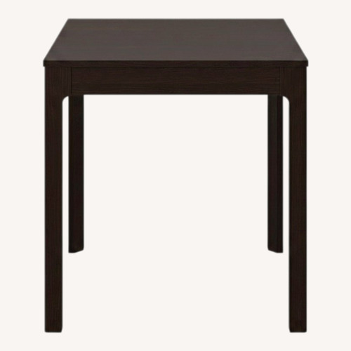 Used IKEA Ekedalen Black Dining Table & 4 Chairs for sale on AptDeco