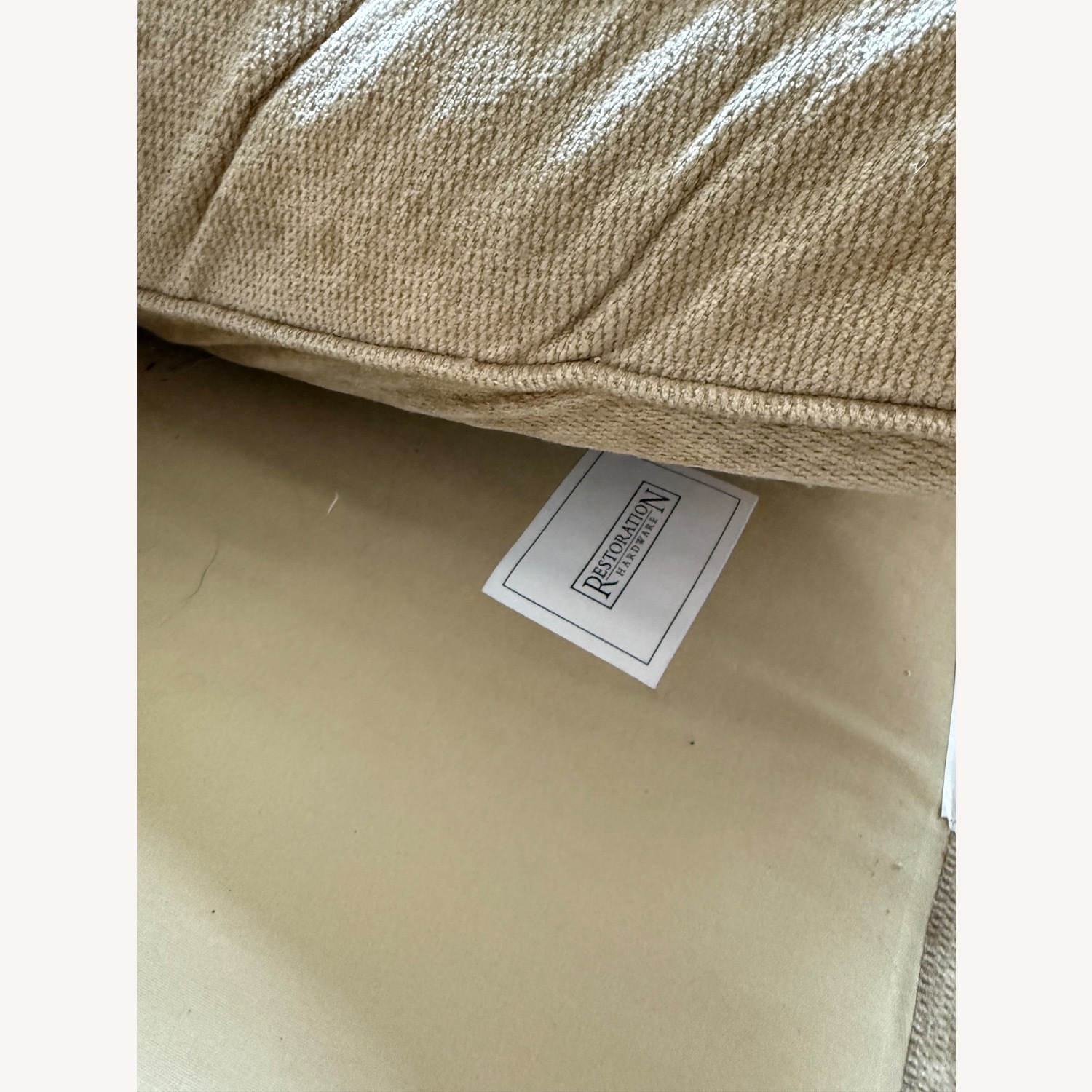Restoration Hardware Natural 2 Piece Sectional - image-1