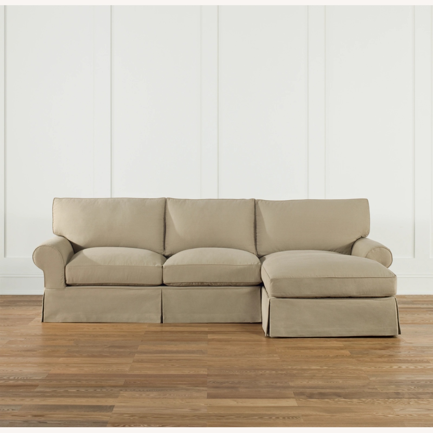 Restoration Hardware Natural 2 Piece Sectional - image-8