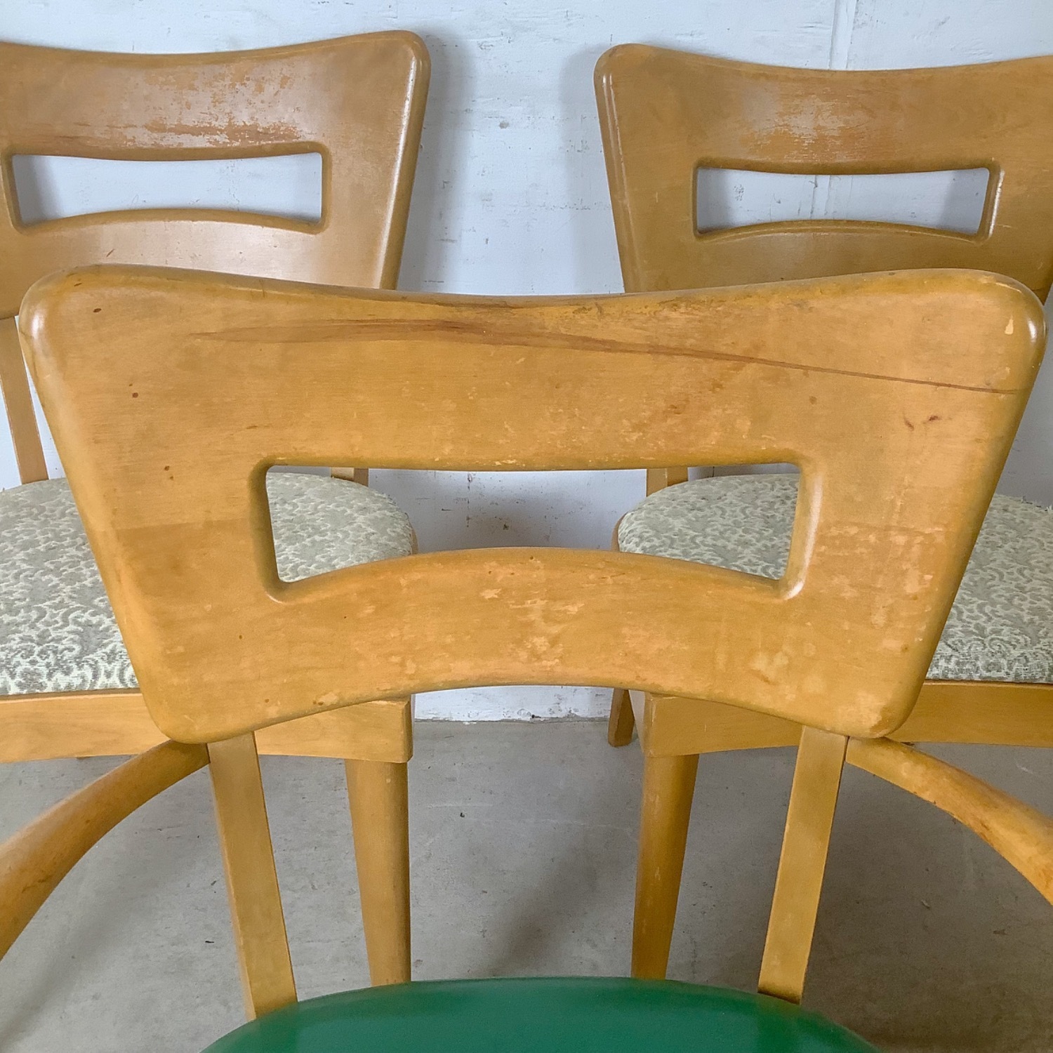 MCM Heywood Wakefield "Dog Bone" Dining Chairs- 6 - image-27
