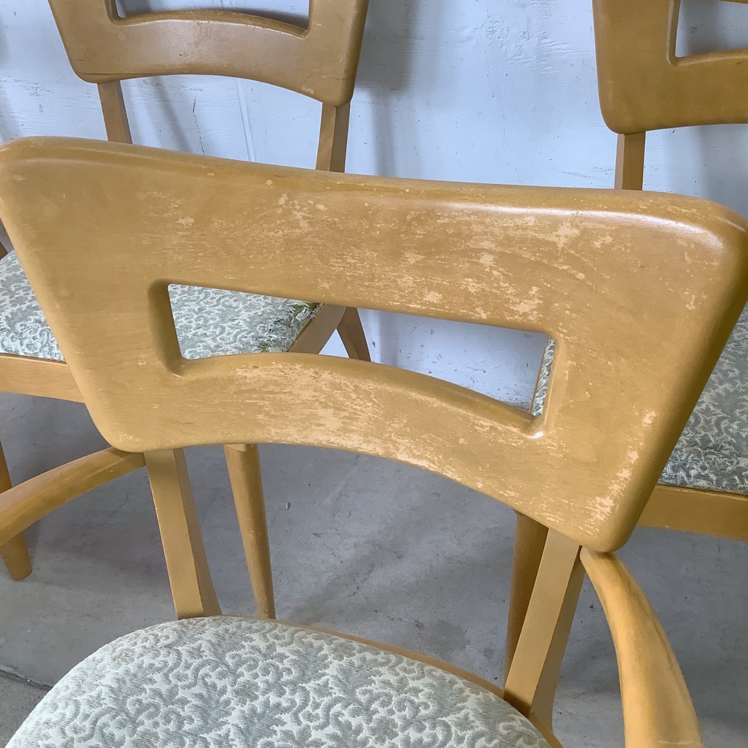 MCM Heywood Wakefield "Dog Bone" Dining Chairs- 6 - image-9