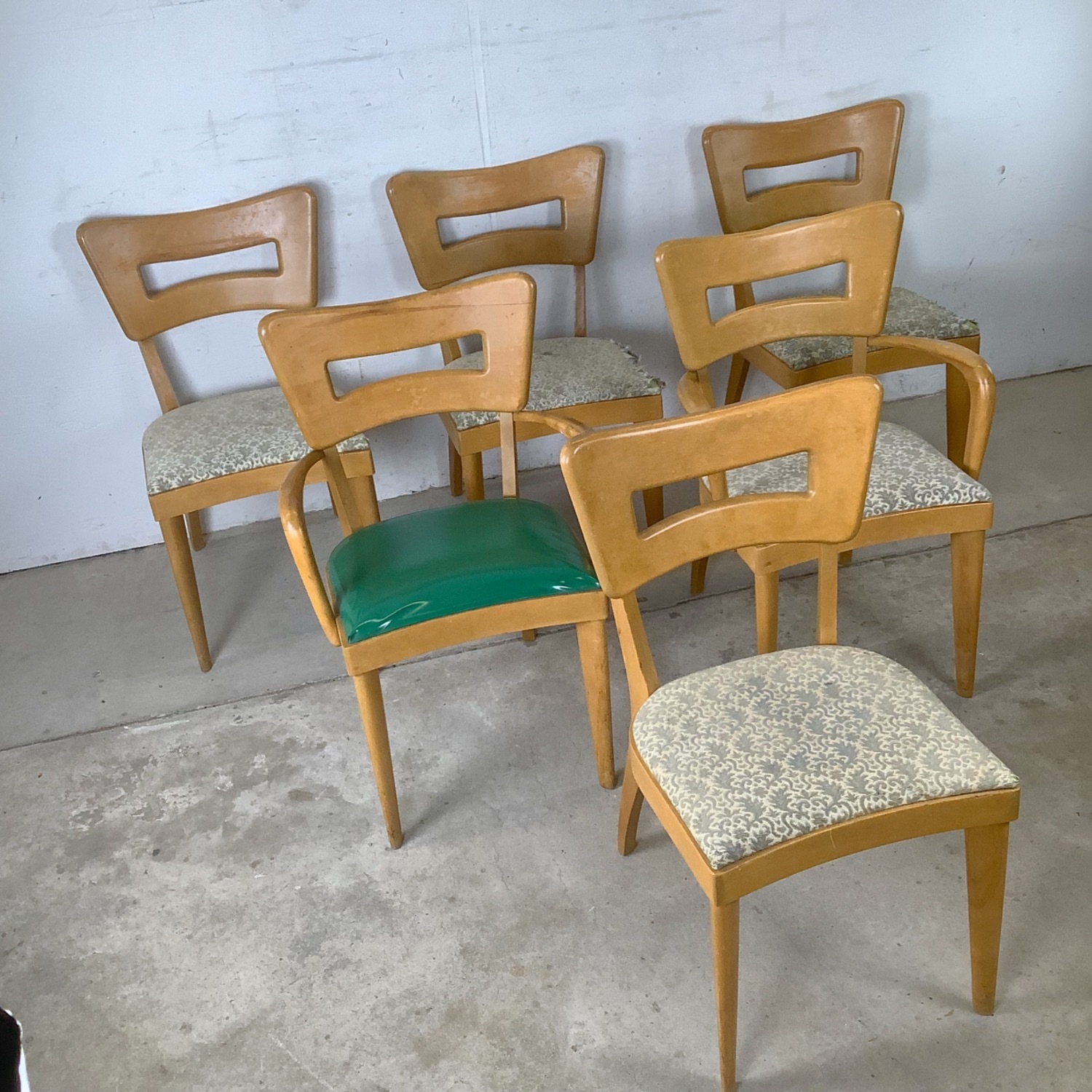 MCM Heywood Wakefield "Dog Bone" Dining Chairs- 6 - image-4