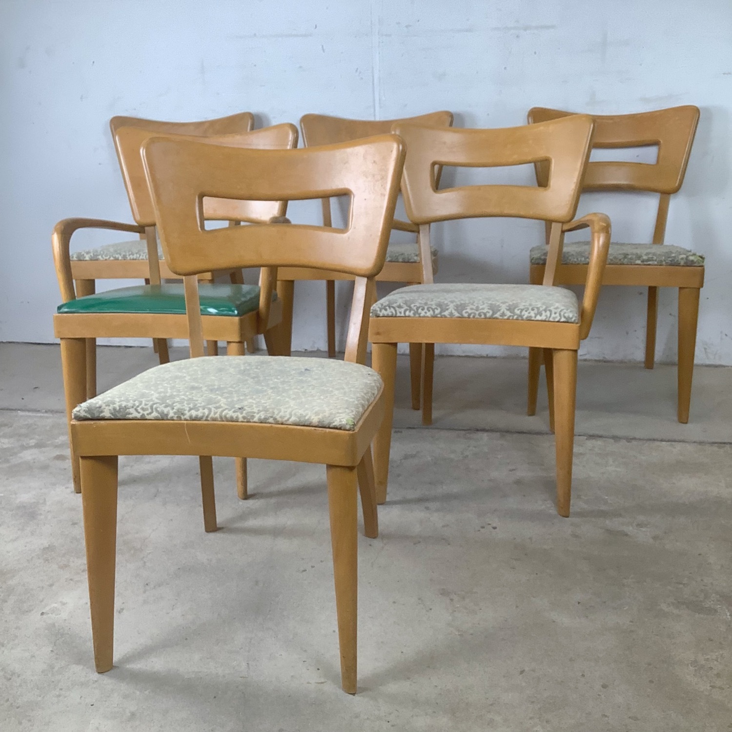 MCM Heywood Wakefield "Dog Bone" Dining Chairs- 6 - image-2