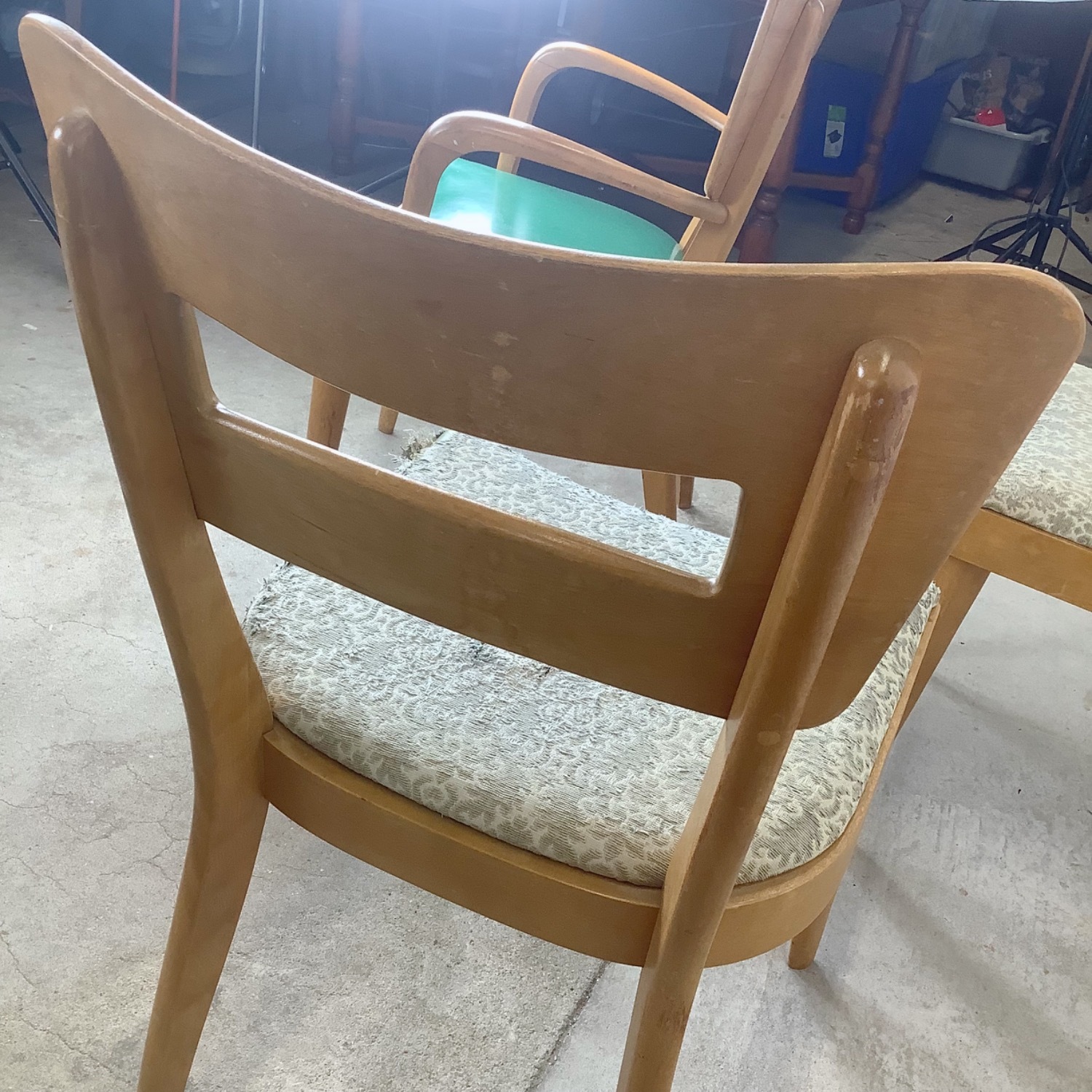 MCM Heywood Wakefield "Dog Bone" Dining Chairs- 6 - image-19