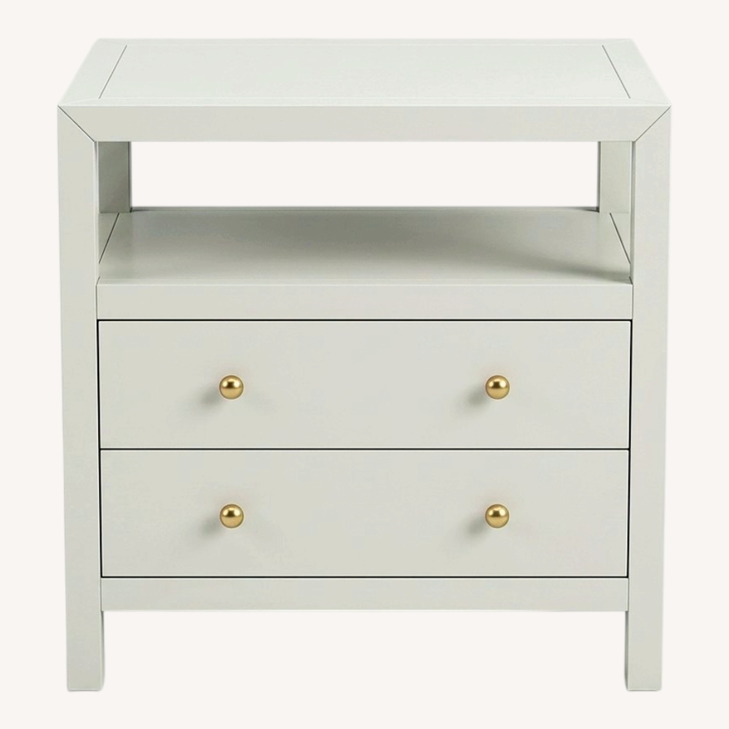 Celine 2-Drawer Nightstand Sage/Gold - image-0