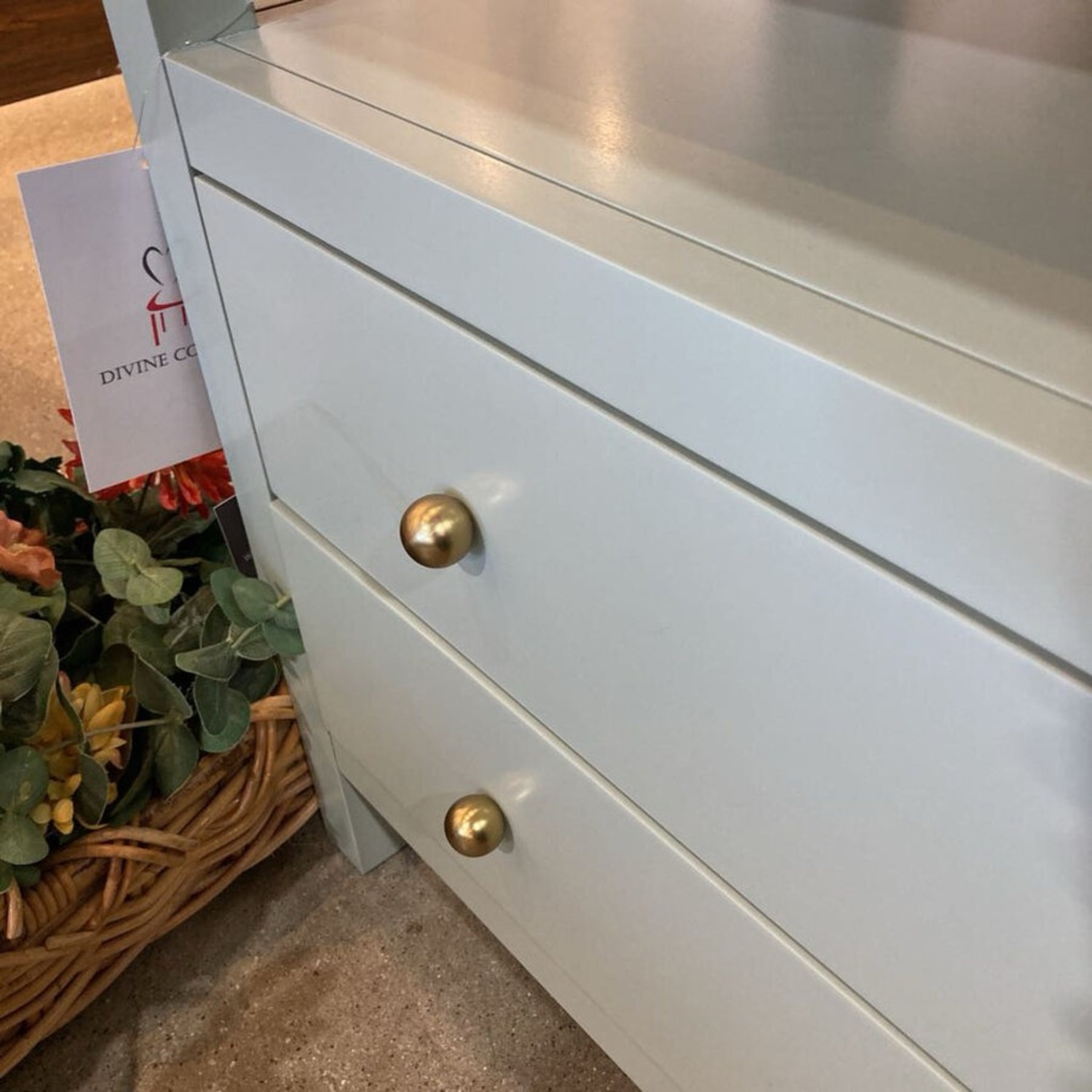Celine 2-Drawer Nightstand Sage/Gold - image-10