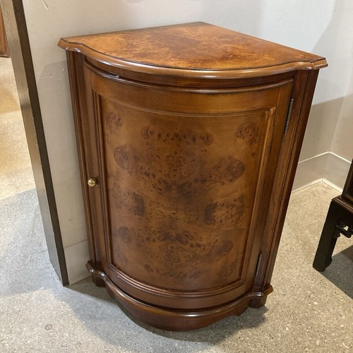 Used Durham Corner Cabinet Medium Brown for sale on AptDeco