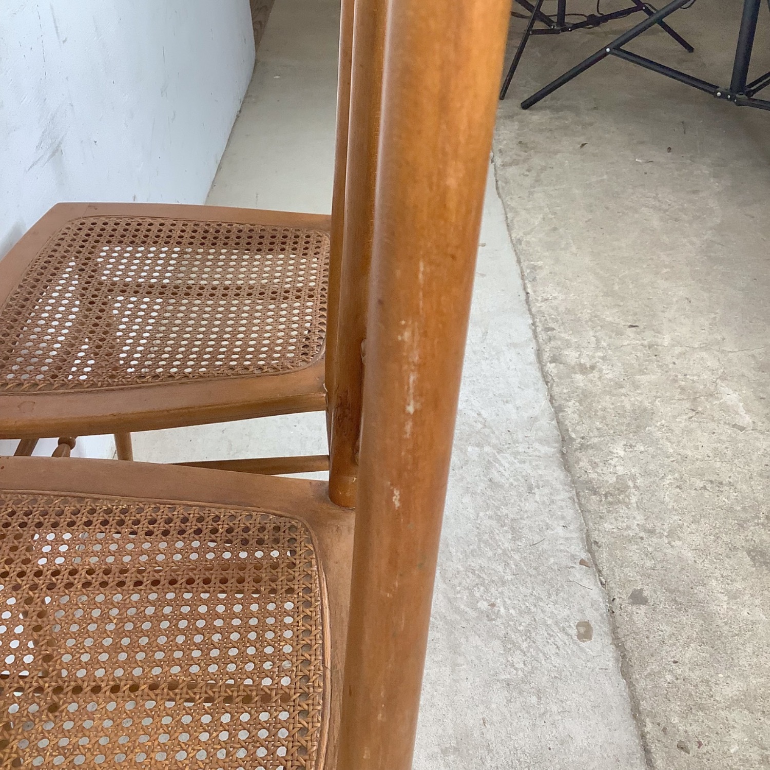 Antique Caned Seat Side Chairs– Pair - image-23