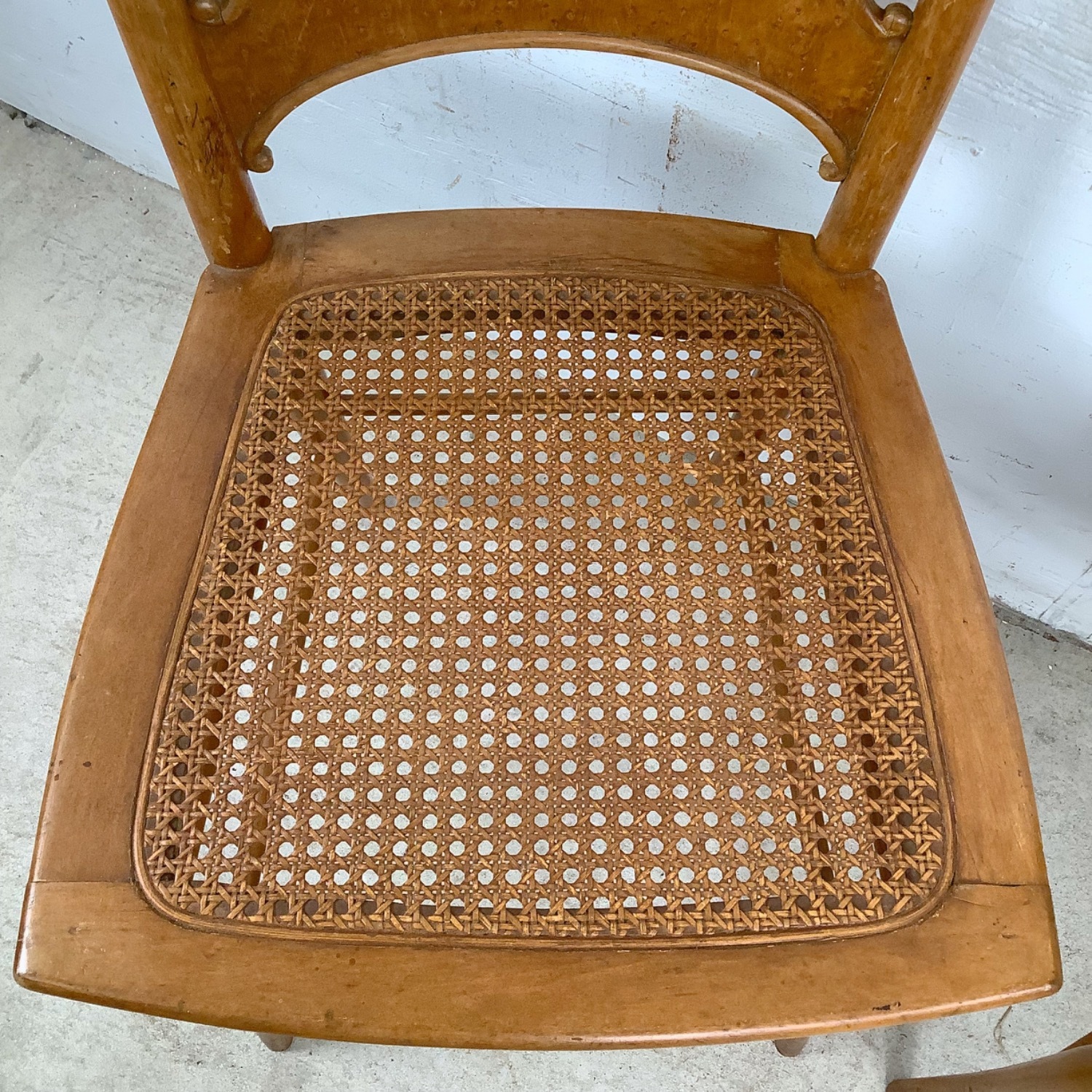 Antique Caned Seat Side Chairs– Pair - image-6